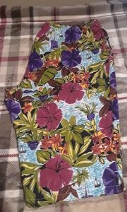 Liz & Me Multicolored Floral Capris